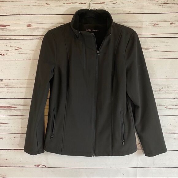 LARRY LEVINE SPORT WOMEN'S BLACK JACKET,COAT - Picture 1 of 10